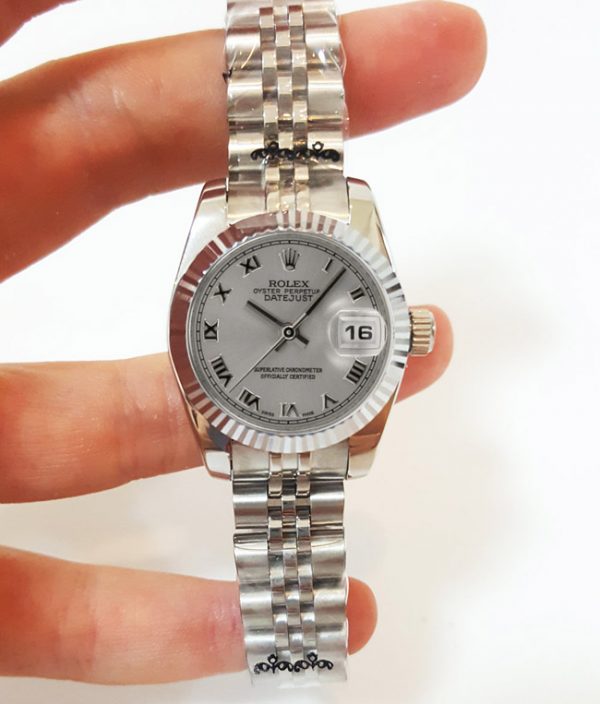 Rolex datejust jubilee silver dial