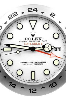 Rolex explorer 2 white display clock