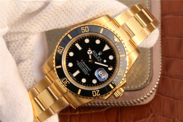 Rolex submariner black full gold